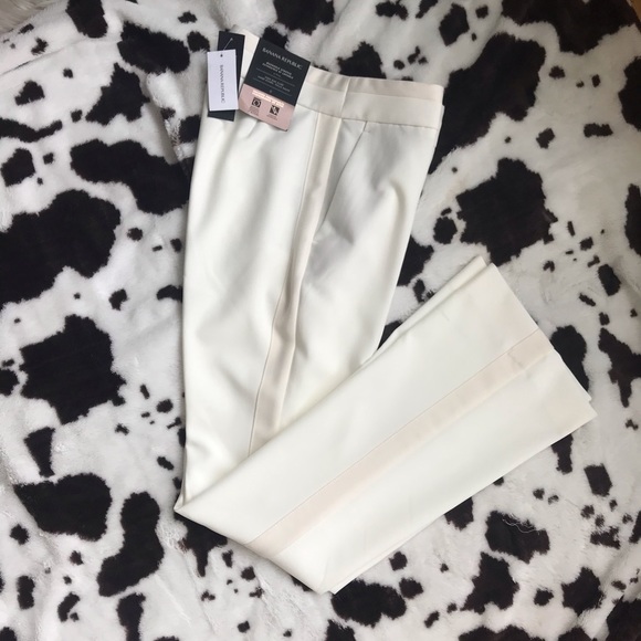 Banana Republic NWT White Suit Pants - Picture 1 of 9
